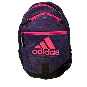 Adidas Legend X purple pink multi compartment backpack school hikes travel